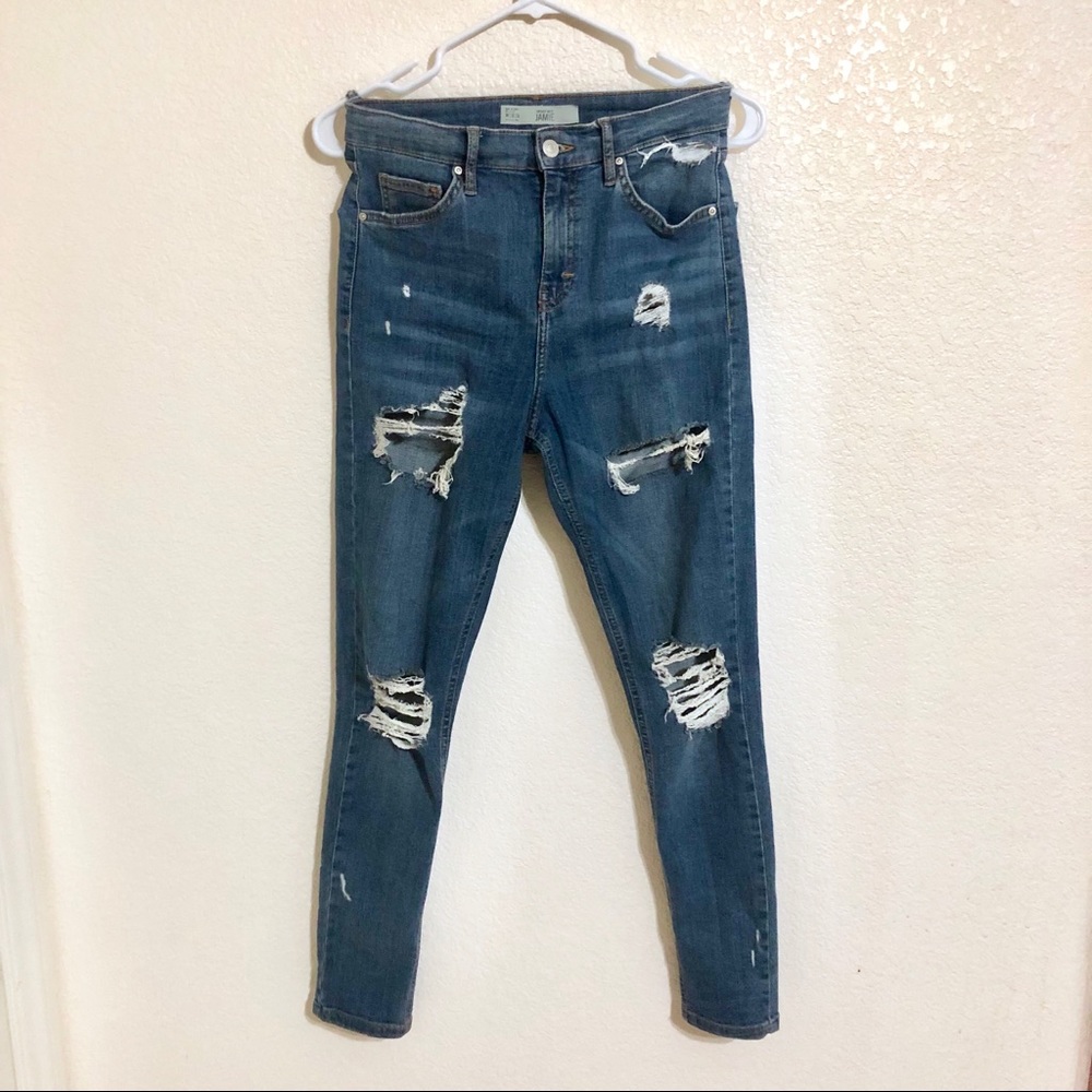 Topshop - Jamie Super Ripped Jeans